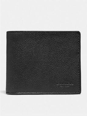 Coach Black Men’s Billfold Wallet NWOT